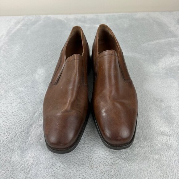 Johnson & Murphy Brown Leather Shoes Men’s Size 9.5 US - Picture 5 of 11